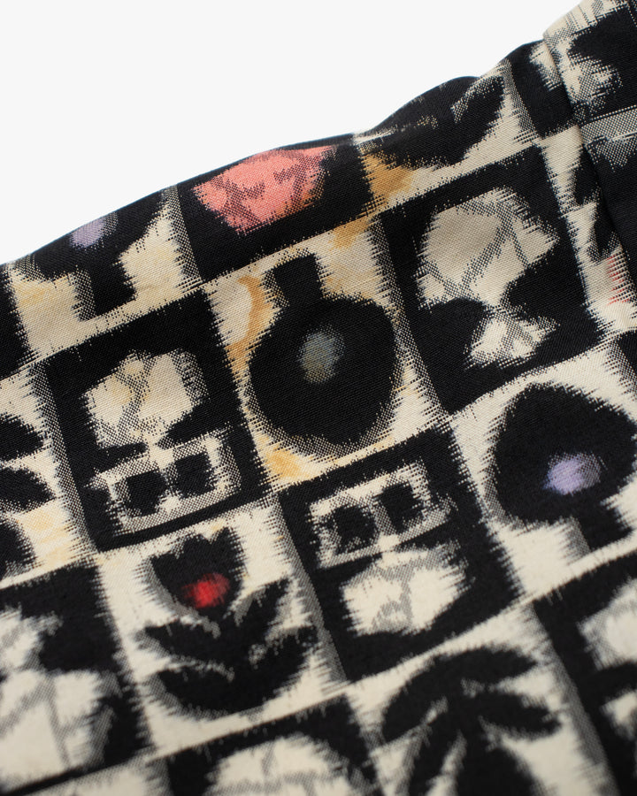 Kiriko Custom, Altered Haori Jacket, Meisen, Abstract Multi Pattern