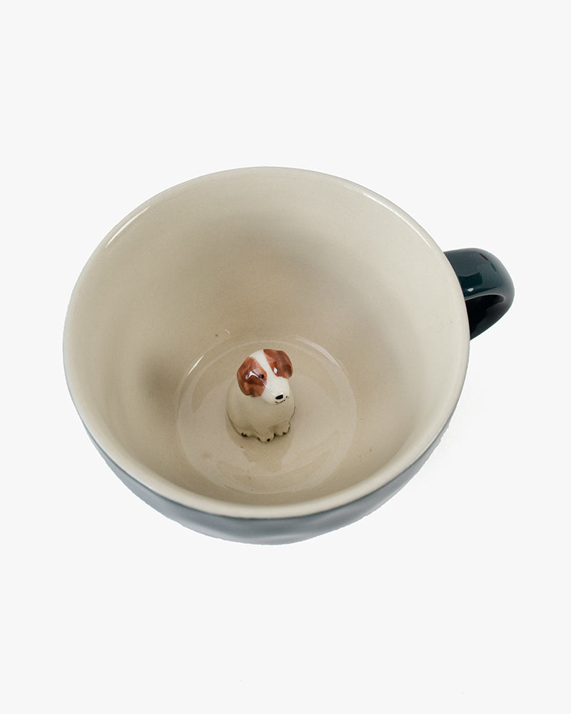Mug, Bisque, Animal Figures