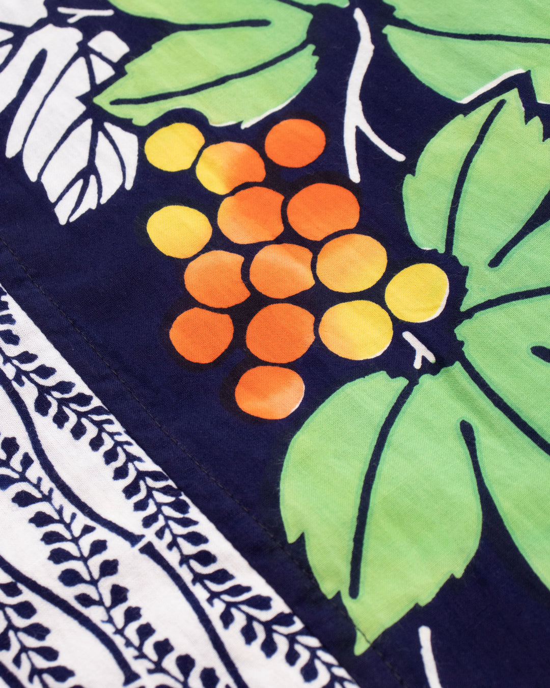 Kiriko Original Scarf, Split Yukata, Wide, Grapes