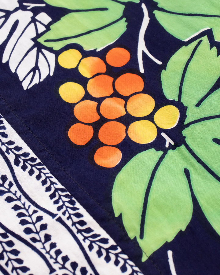 Kiriko Original Scarf, Split Yukata, Wide, Grapes