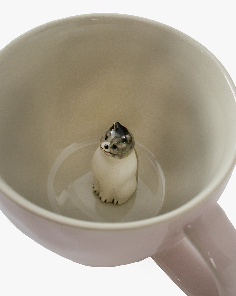 Mug, Bisque, Animal Figures