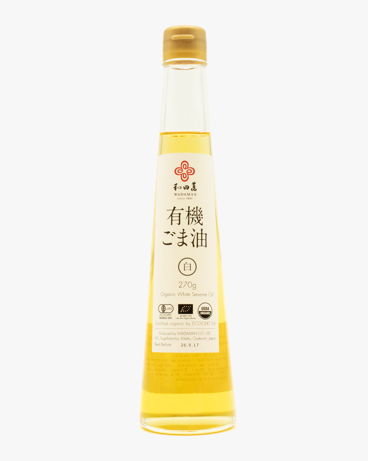 Japanese Pantry, Wadaman, White Sesame Oil