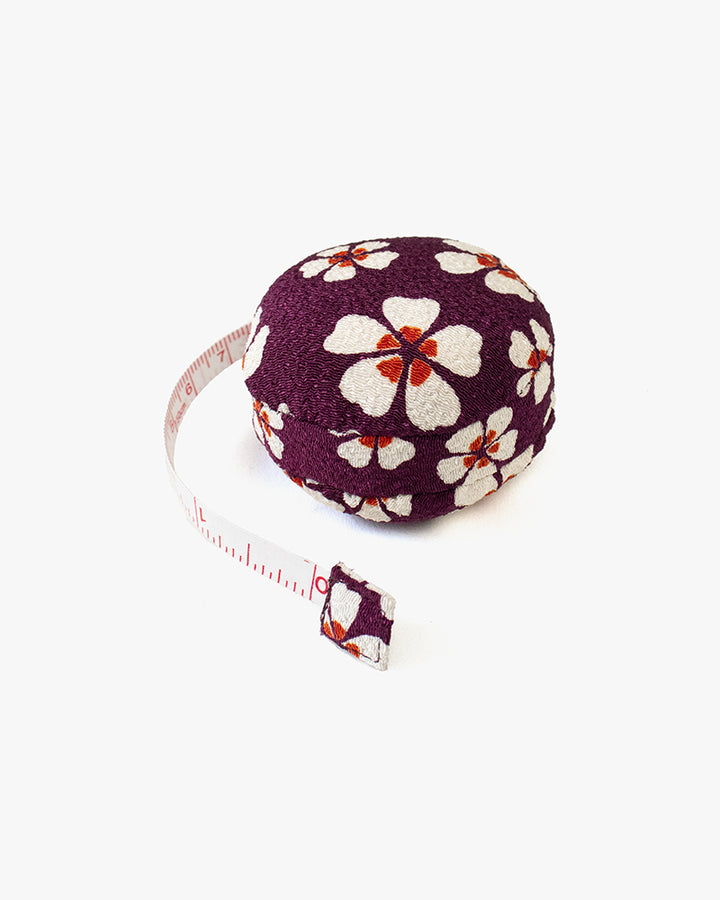 Hiro, Macaron Measure Pin Cushion, Purple and White, Sakura