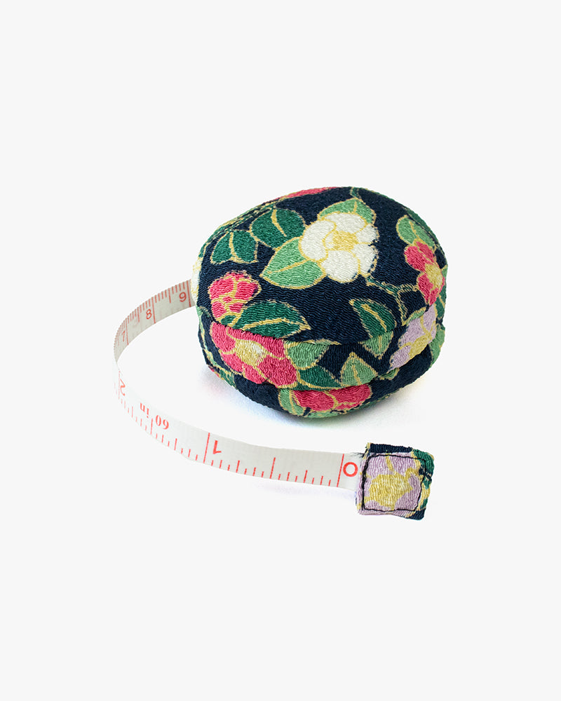 Hiro, Macaron Measure Pin Cushion, Indigo and Pink, Tsubaki