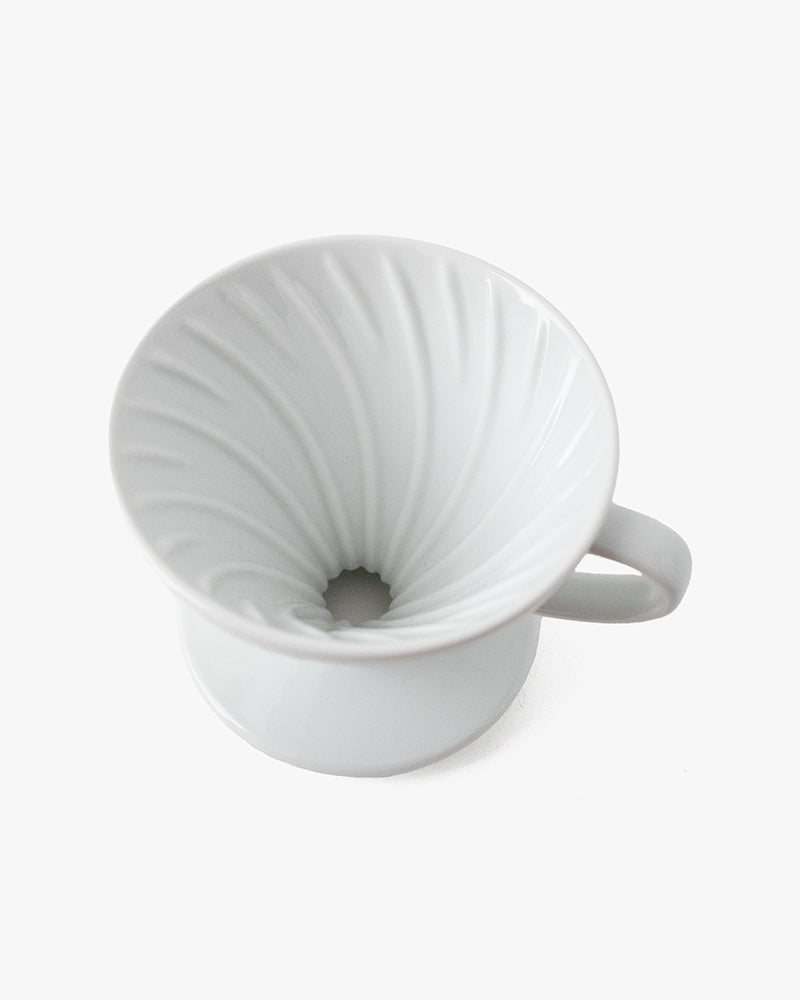 Hario, V60 Ceramic Coffee Dripper, 02 White