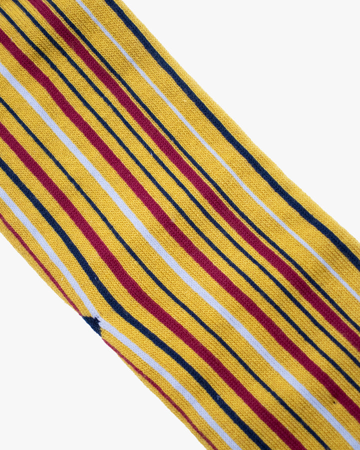 Kurochiku, Tabi Socks, Yellow with Red and Grey Shima (M/L)