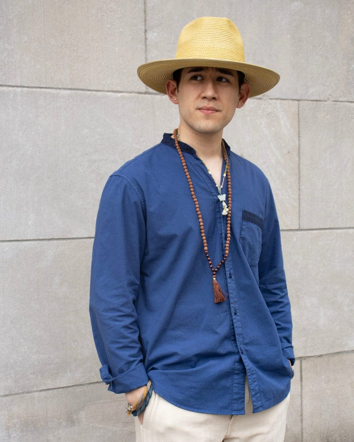 Kiriko Original Shirt, Long Sleeve Button-Up, Mandarin Collar, Hanada Small Multi, L Kiriko Original Shirt, Long Sleeve Button-Up, Mandarin Collar, Hanada Small Multi, L