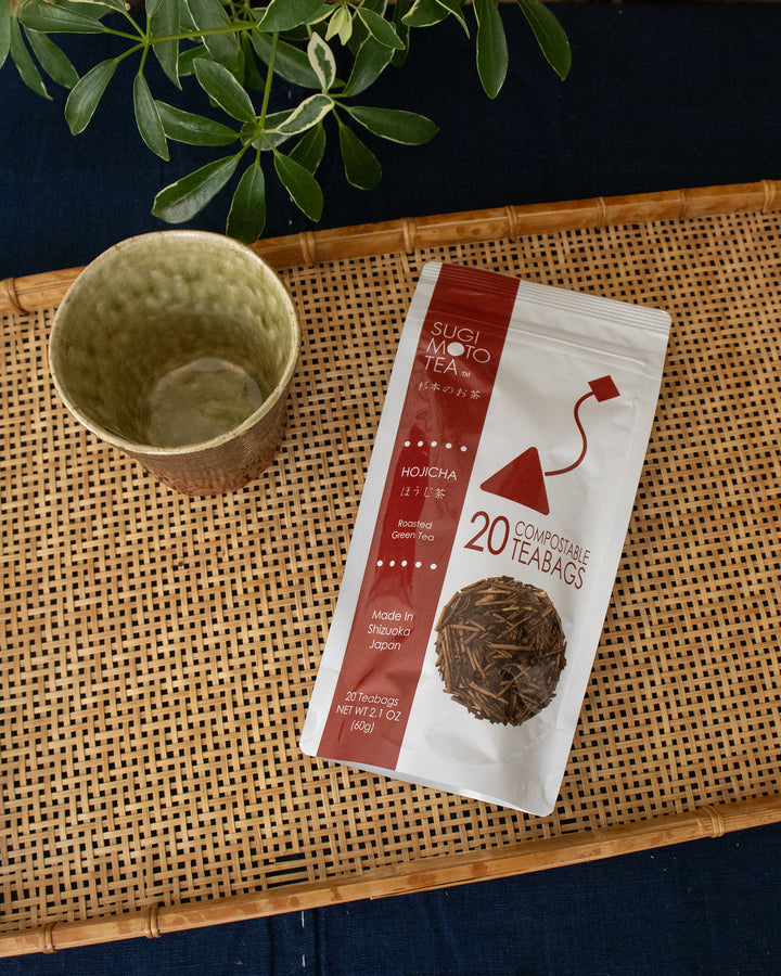 Sugimoto, Tea Bags, Hojicha Roasted Green Tea