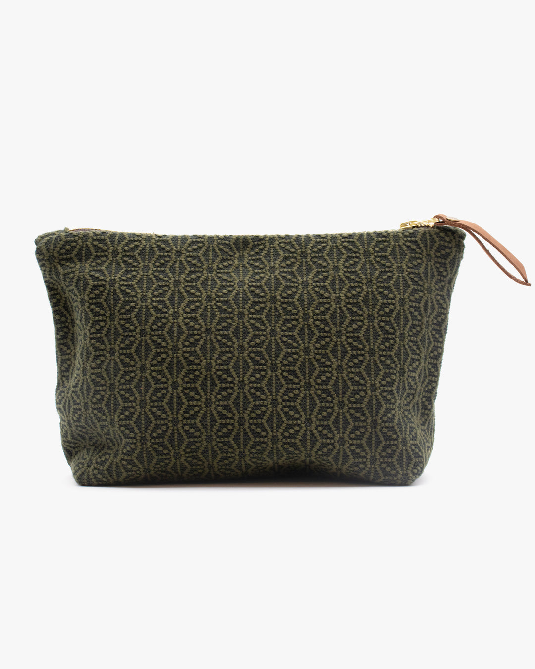 Kiriko Original Stand-Up Pouch, Kogin Asanoha, Green