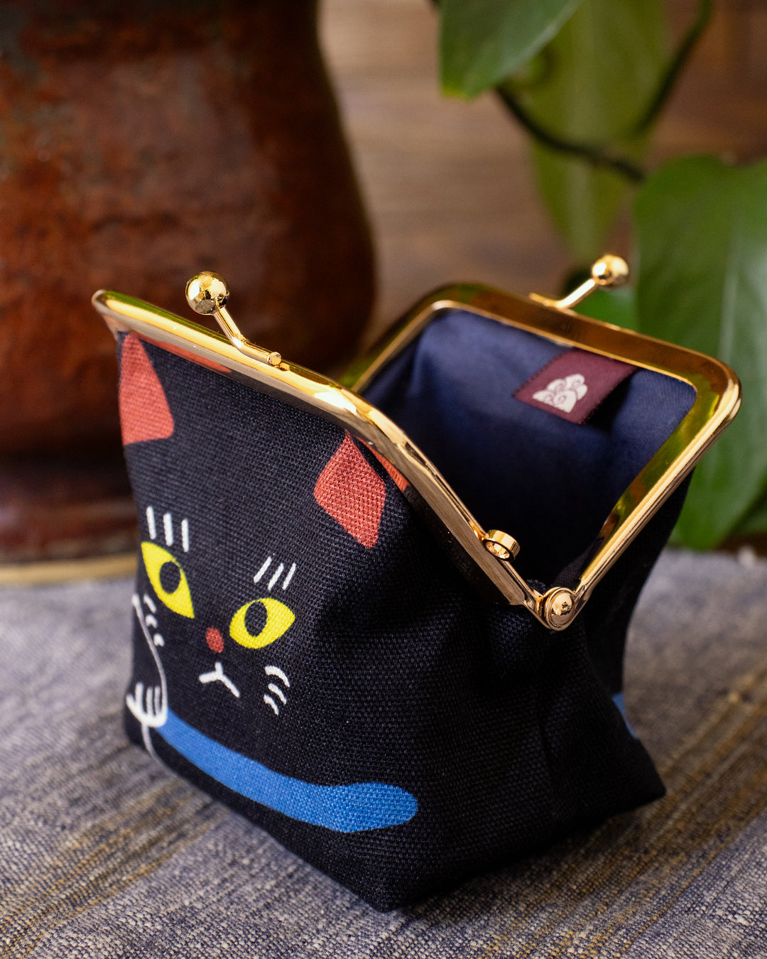 Wa Modern, Coin Purse, Kuroneko
