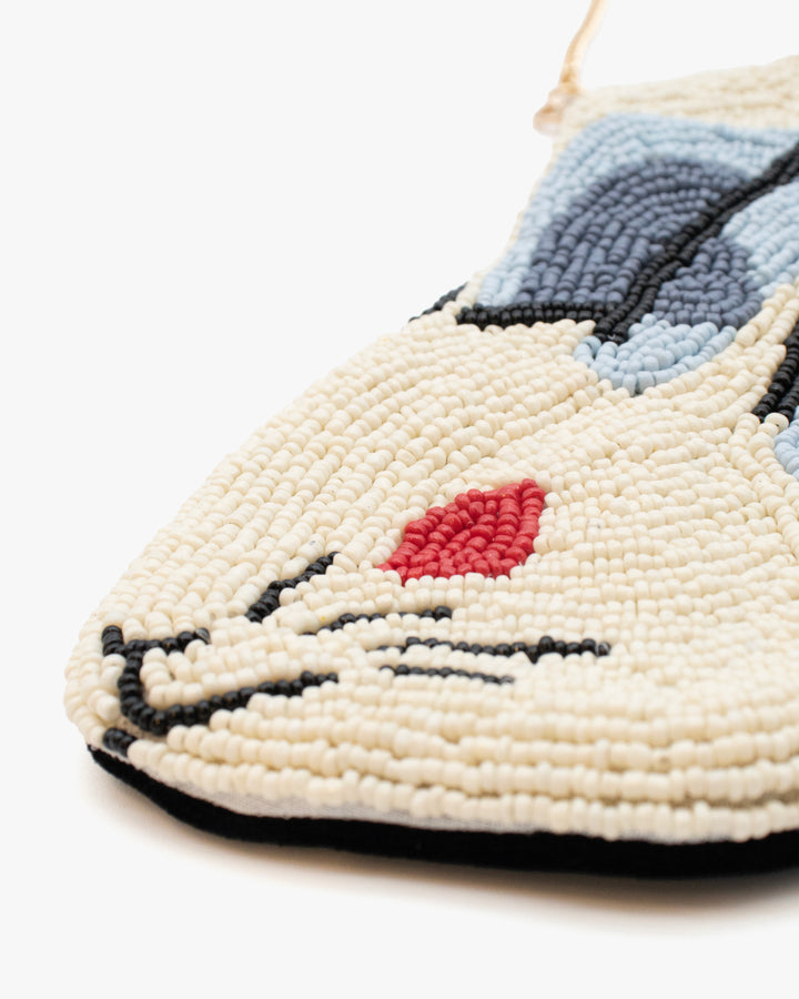 Beaded Coin Pouch, Usagi