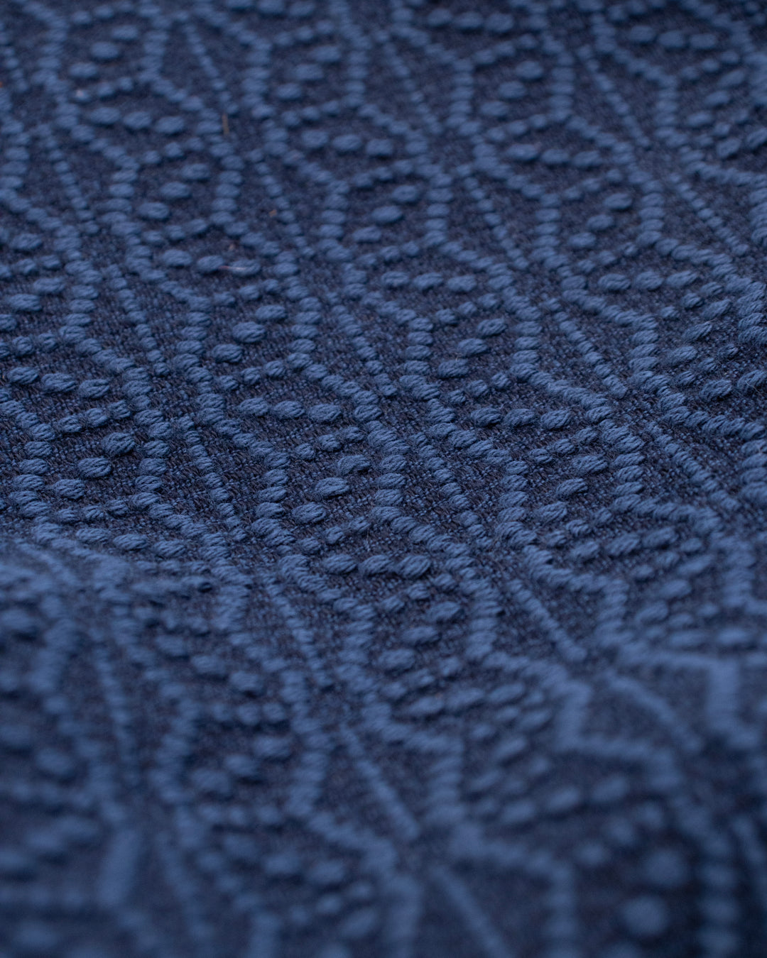 Kiriko Original Stand-Up Pouch, Kogin Asanoha, Indigo