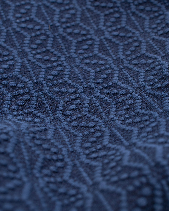 Kiriko Original Stand-Up Pouch, Kogin Asanoha, Indigo