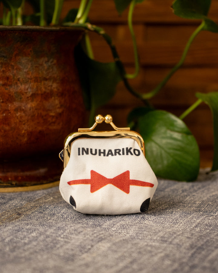 Wa Modern, Mini Coin Purse, White Inuhariko