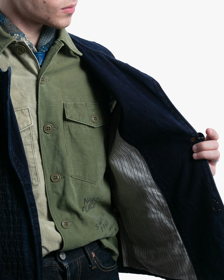 Japanese Repro Vest, L, Kapital, Textured Stitching with Concho Button