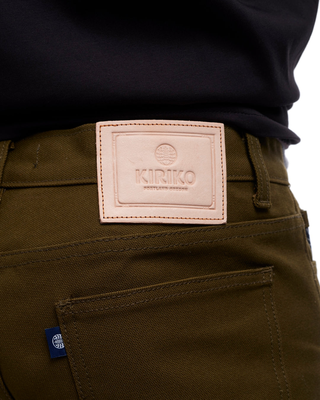 Kiriko Original Canvas Pants, US Made 12.8 oz., Olive, Nami