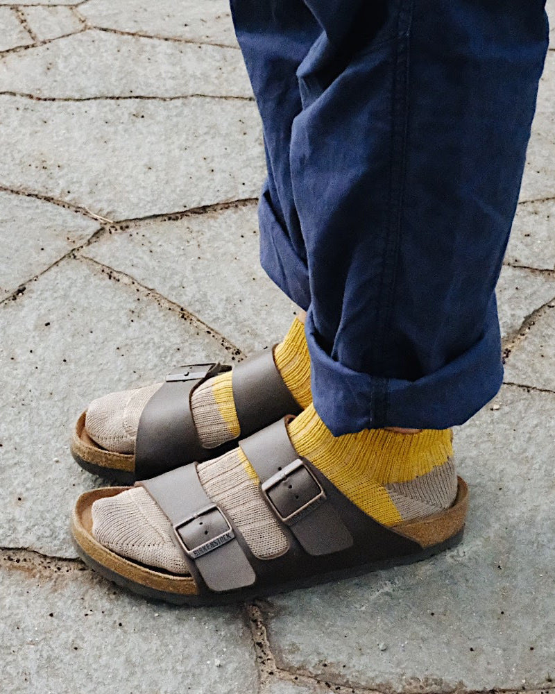 Knitwin, Ankle Socks, Linen and Cotton, Oslo Yellow