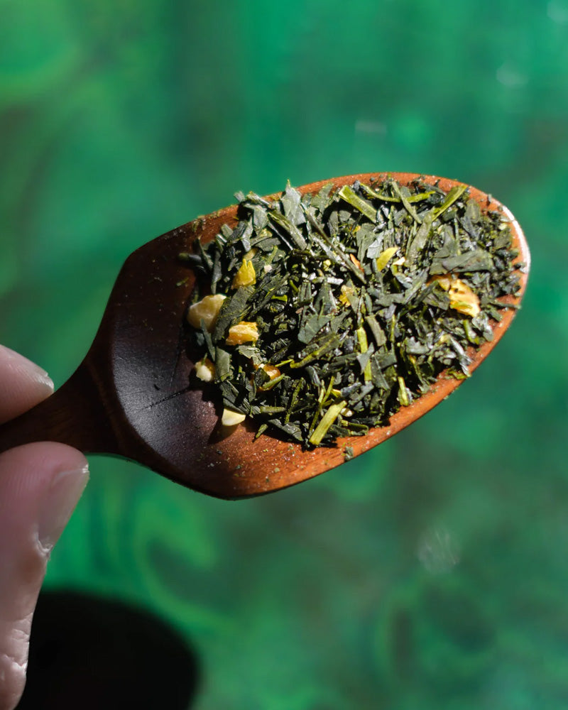 Mizuba Tea, Loose Leaf, Organic Sencha with Yuzu