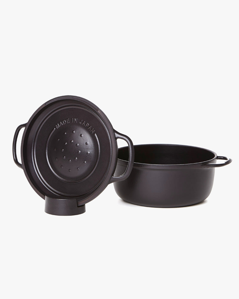 Pot, Vermicular, Musui-kamado, Matte Black