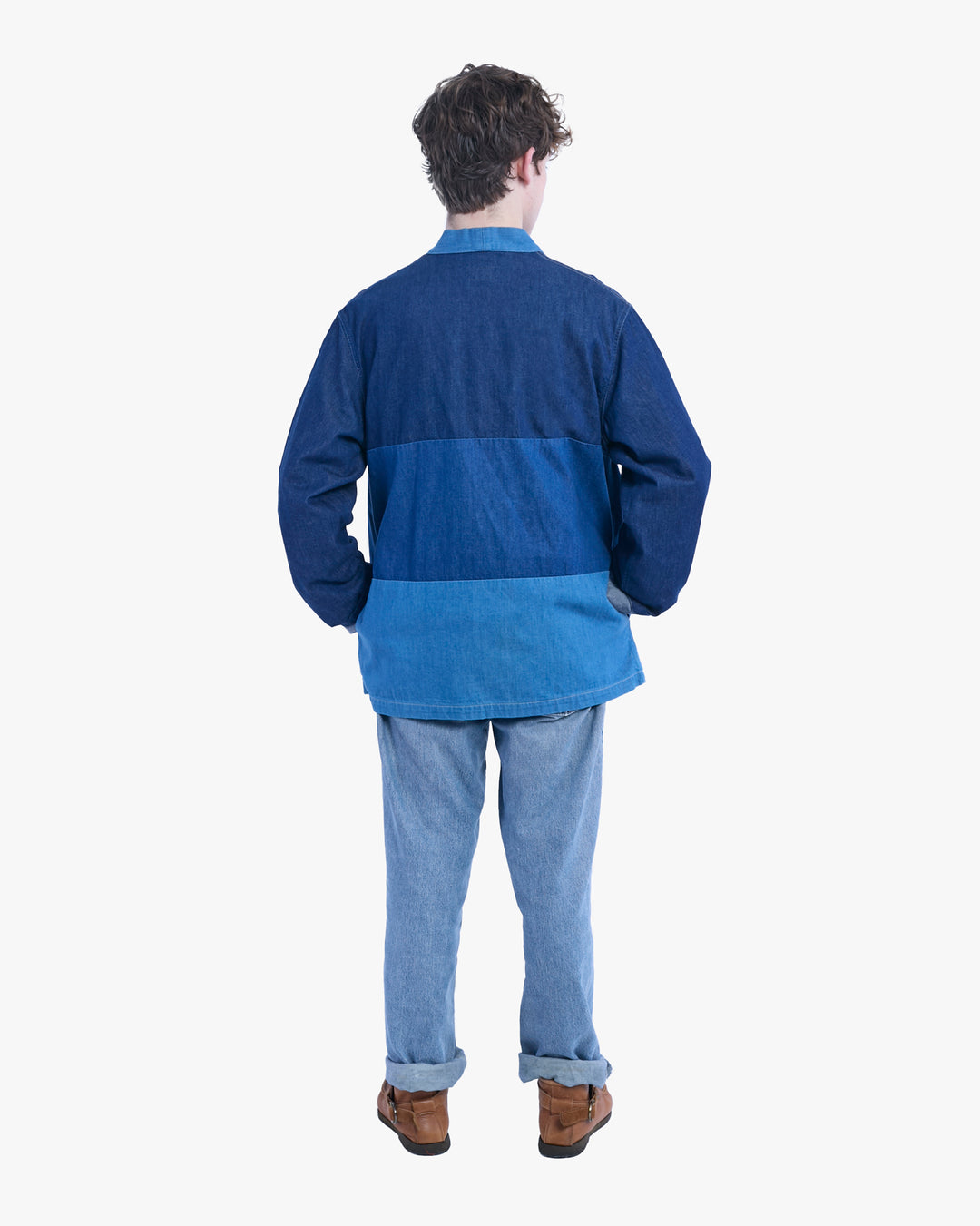 Japanese Repro Shirt, L, Kapital, Denim Kakashi