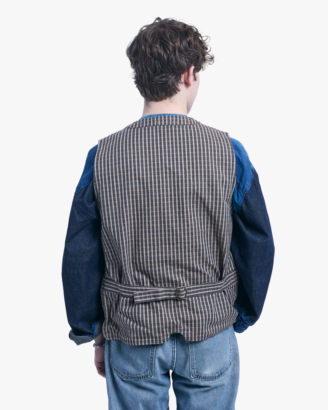 Japanese Repro Vest, L, Kapital, Brown