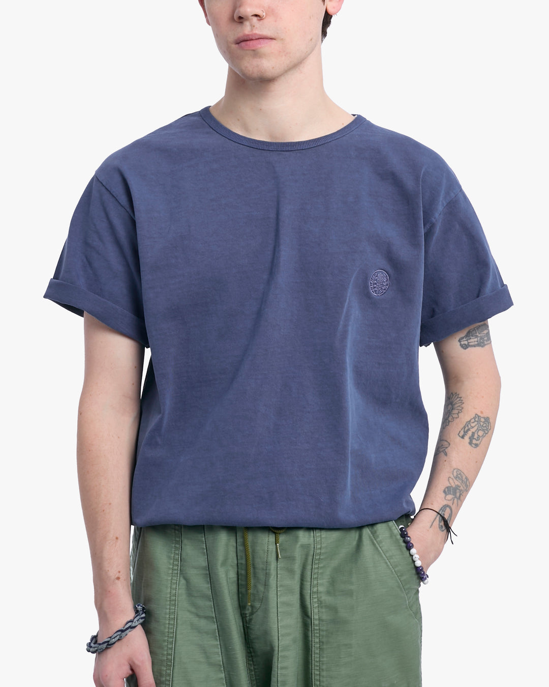 Kiriko Original Logo Embroidered T-Shirt, Blue