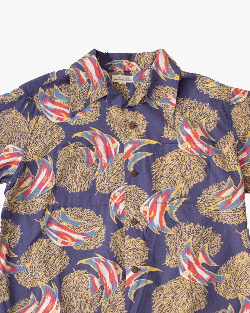 Japanese Repro Shirt, Aloha Short Sleeve, Land Of Aloha