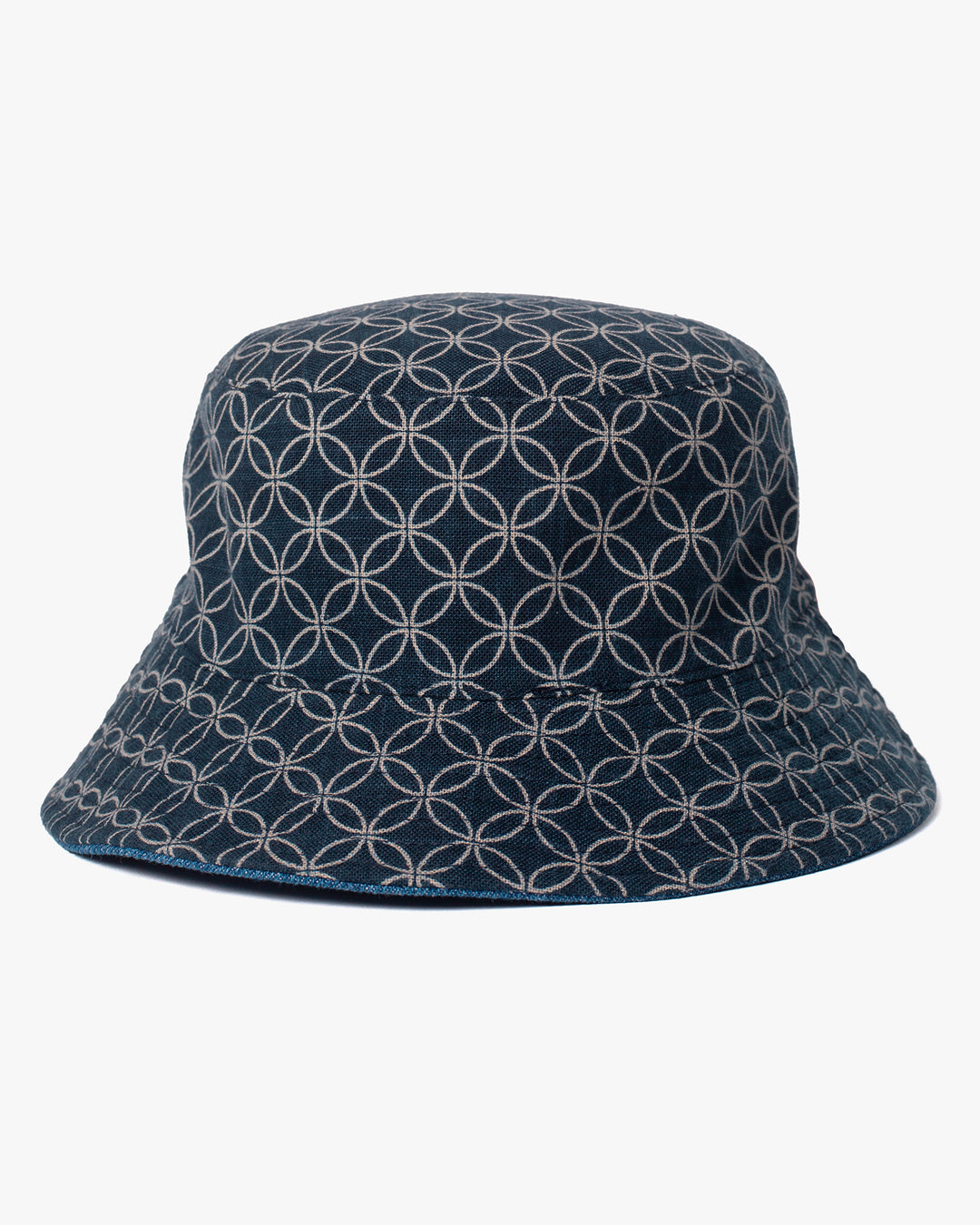 Kiriko Original Bucket Hat, Reversible, Shippou Denim