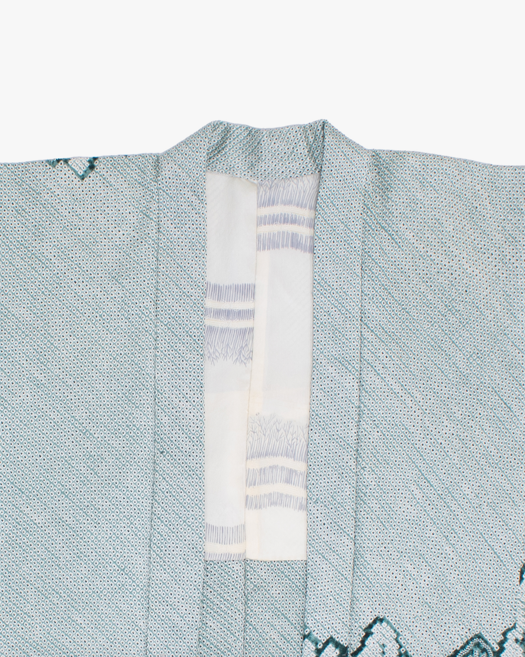 Vintage Haori Jacket, Full Shibori, Forest, Teal