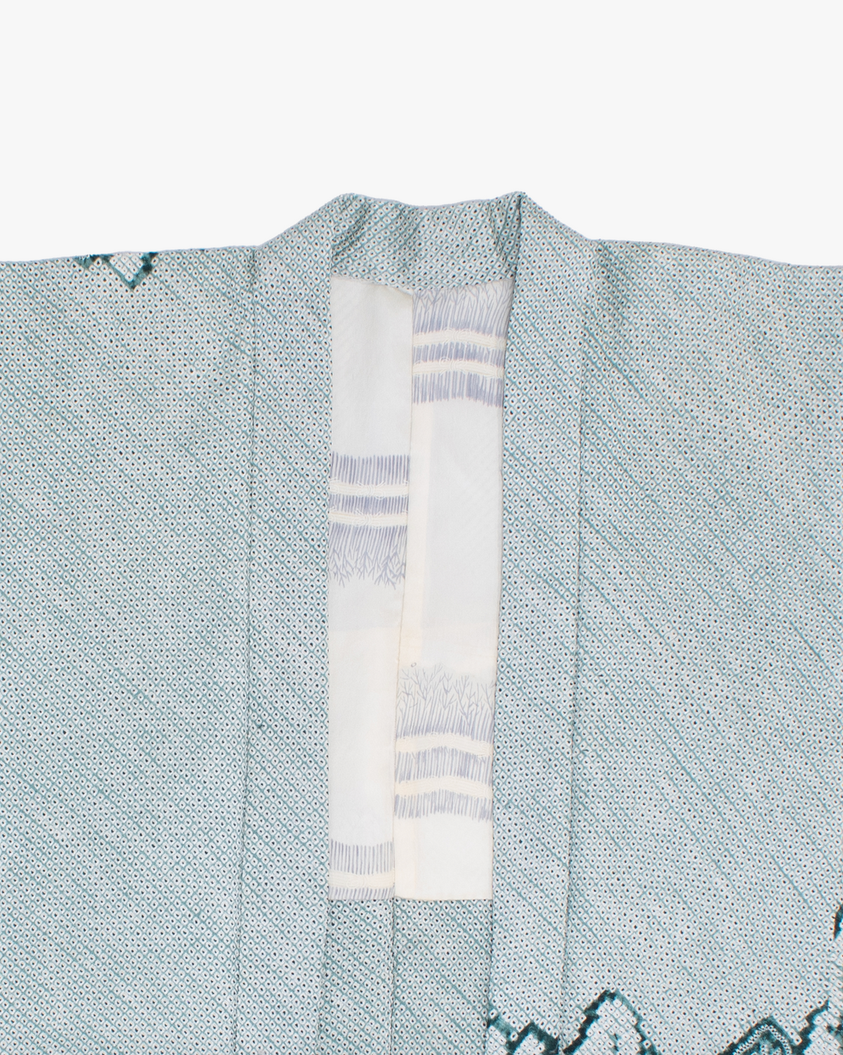 Vintage Haori Jacket, Full Shibori, Forest, Teal