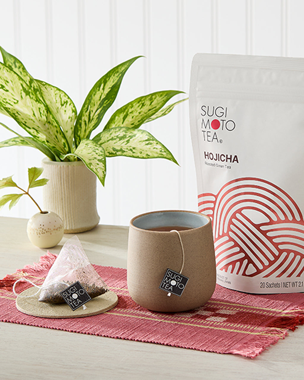 Sugimoto, Tea Bags, Hojicha Roasted Green Tea (20 ct)