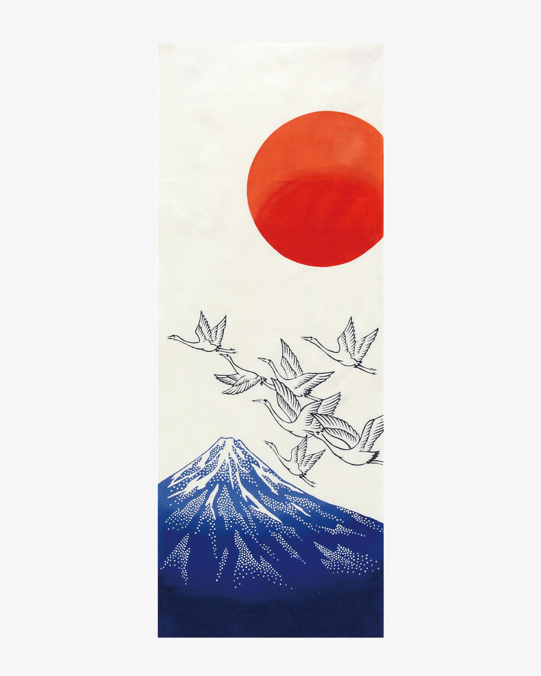 PrairieDog, Tenugui, Mt. Fuji and Cranes