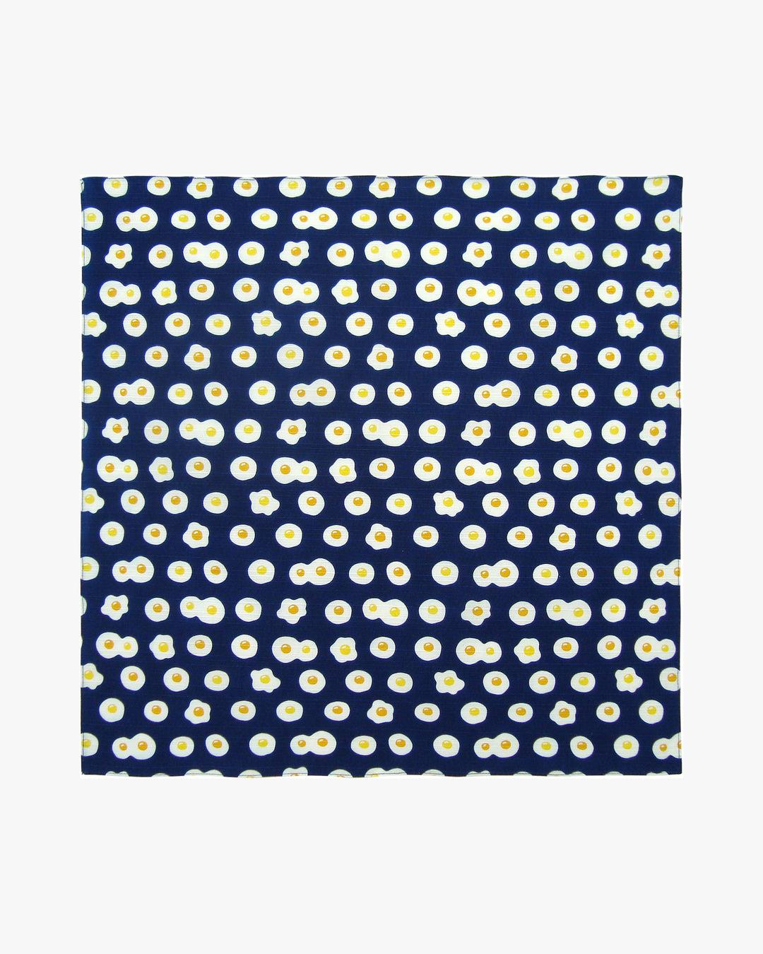 PrairieDog, Furoshiki, Fried Egg, Navy Blue, 19" x 19"