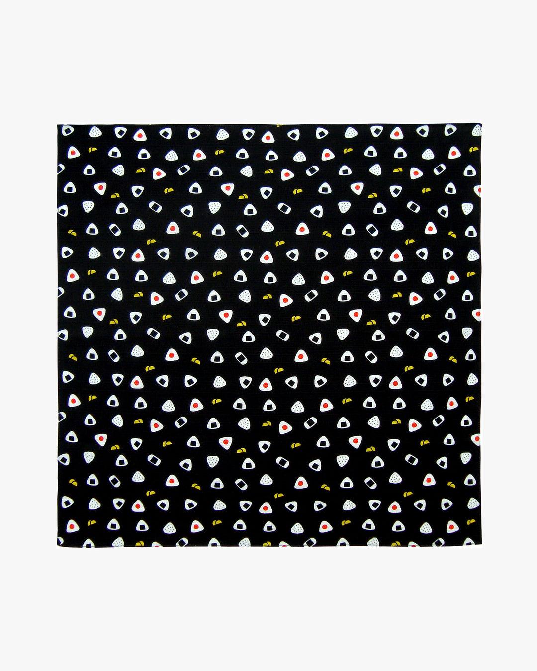 PrairieDog, Furoshiki, Onigiri, Black, 19" x 19"