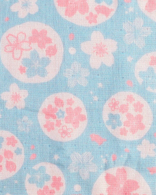 PrairieDog, Handkerchief, Cherry Blossoms, Blue