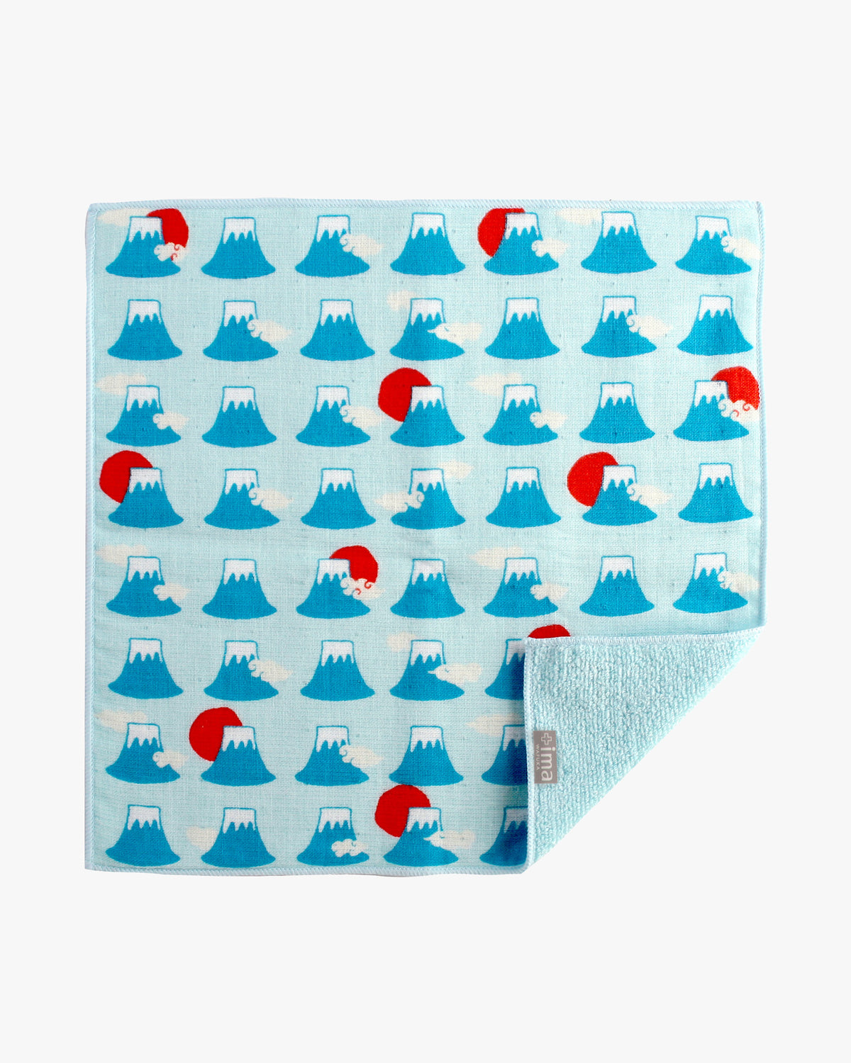 PrairieDog, Handkerchief, Mount Fuji, Blue