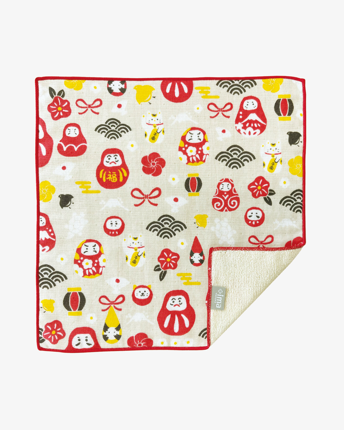 PrairieDog, Handkerchief, Horaku Daruma, Beige