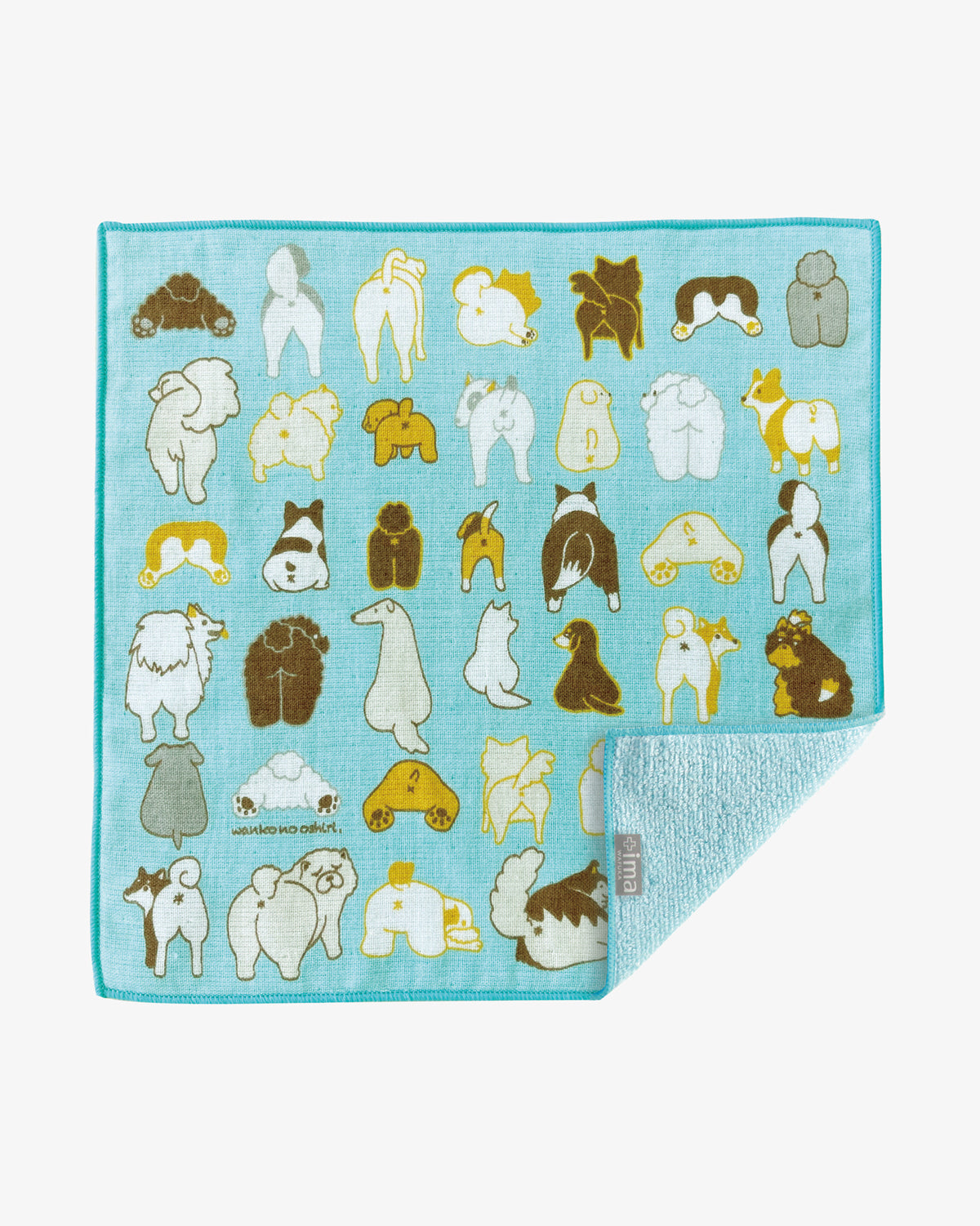 PrairieDog, Handkerchief, Dog Butt, Blue