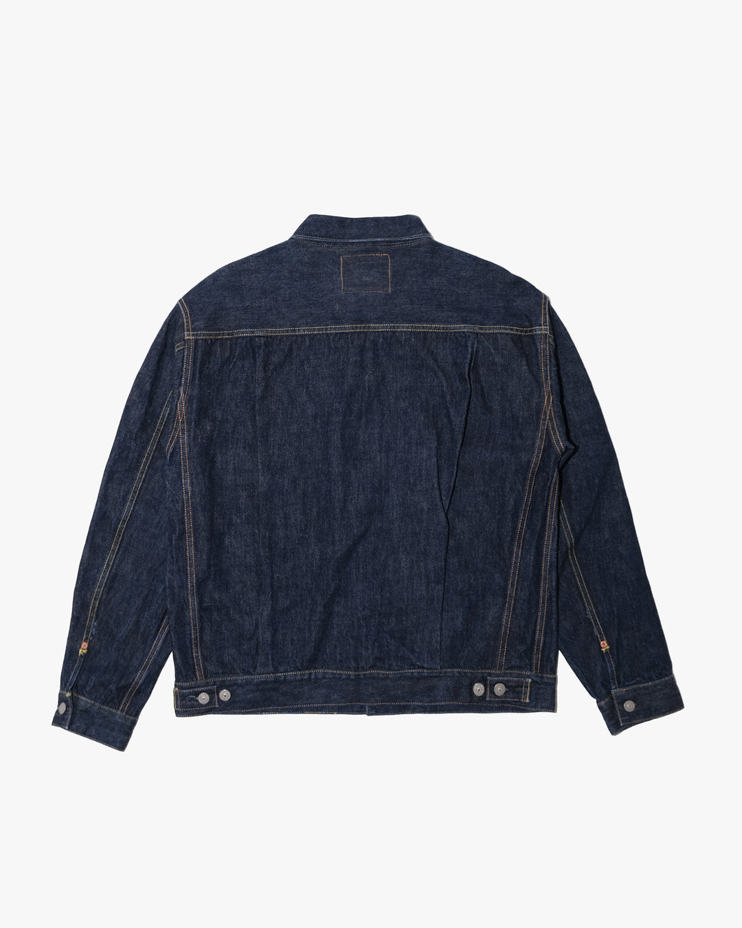 Japanese Repro Type II Trucker Jacket, XL, Sugar Cane, Dark Wash Blue Denim