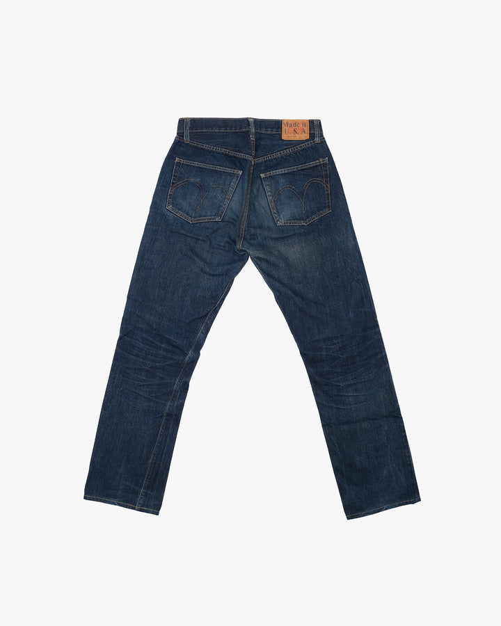 Japanese Repro Denim Jeans, 30, Sugar Cane, Dark Wash Blue