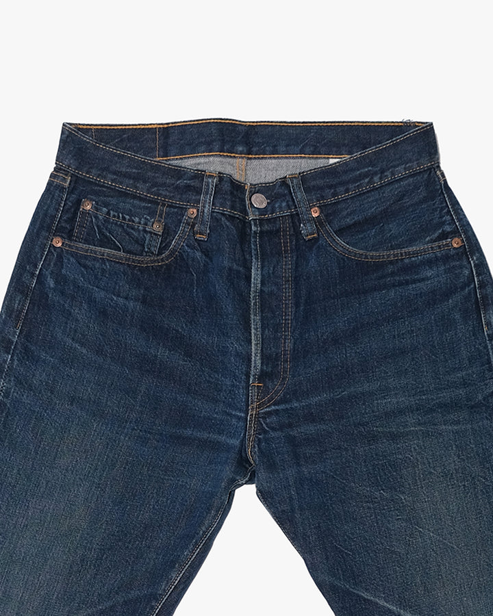 Japanese Repro Denim Jeans, 30, Sugar Cane, Dark Wash Blue