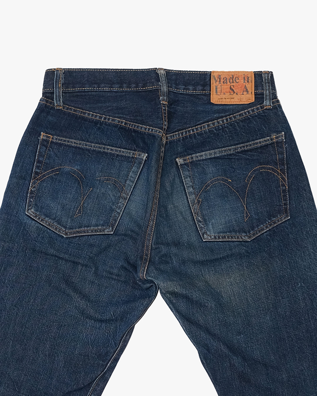 Japanese Repro Denim Jeans, 30, Sugar Cane, Dark Wash Blue