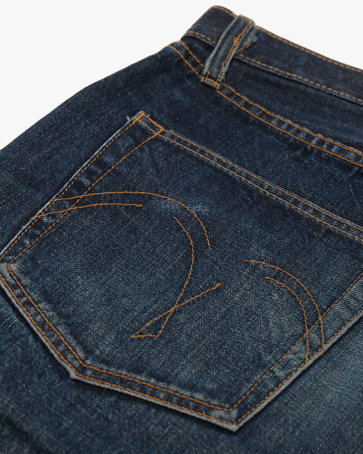 Japanese Repro Denim Jeans, 30, Sugar Cane, Dark Wash Blue