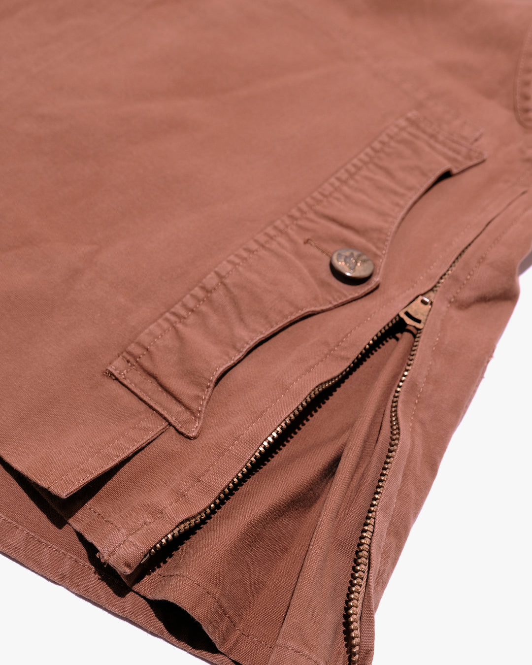 Japanese Repro Pullover Vest, M, Tatamize, Clay