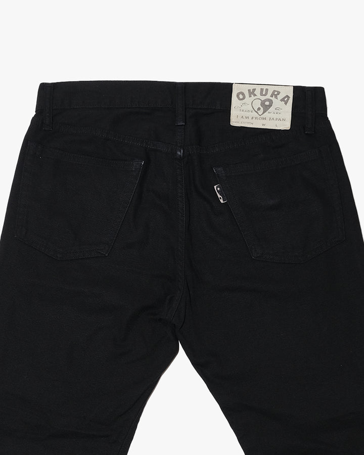 Japanese Repro Denim Jeans, 33, Okura, Black