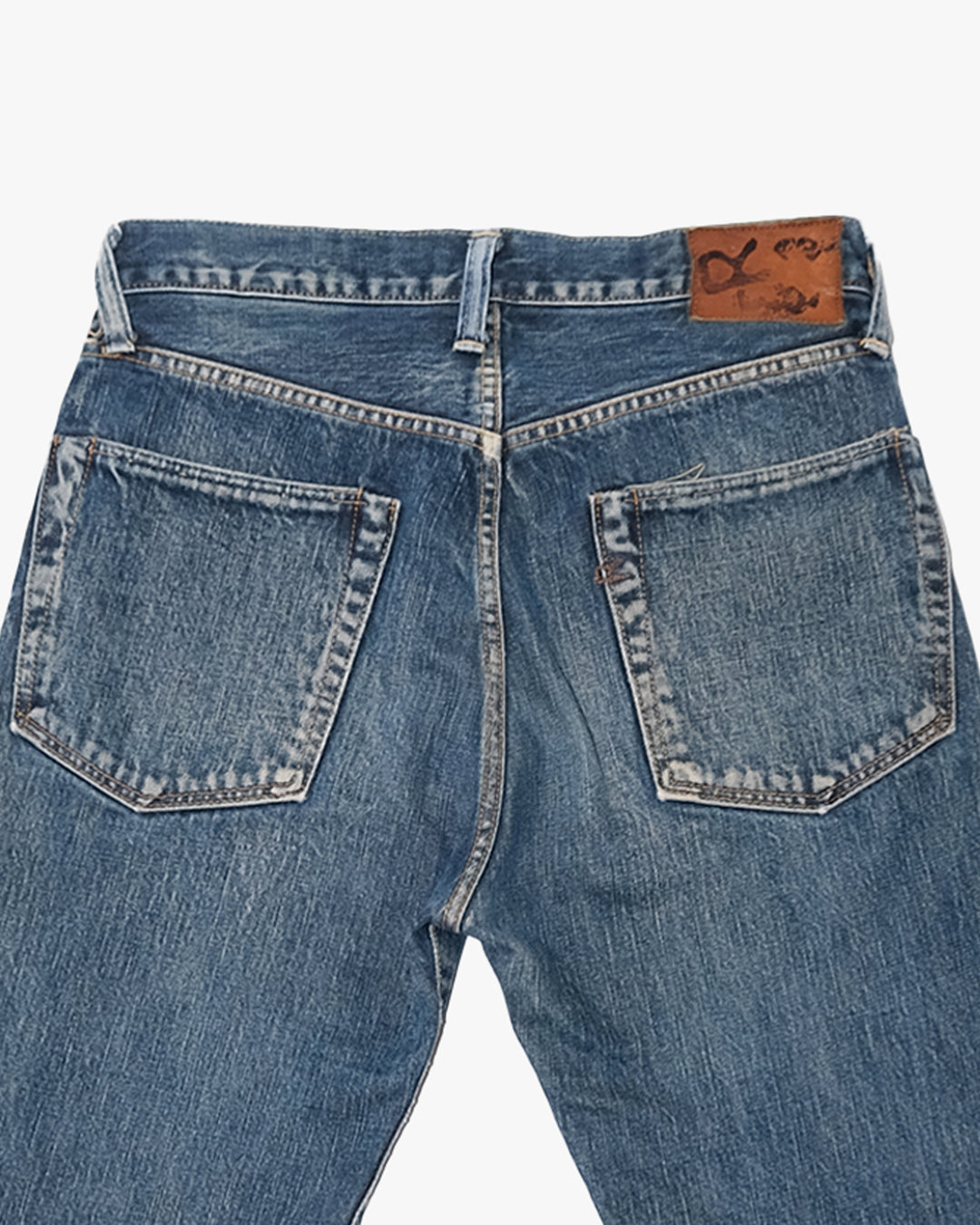 Japanese Repro Denim Jeans, 30, 45rpm, Medium Wash Blue