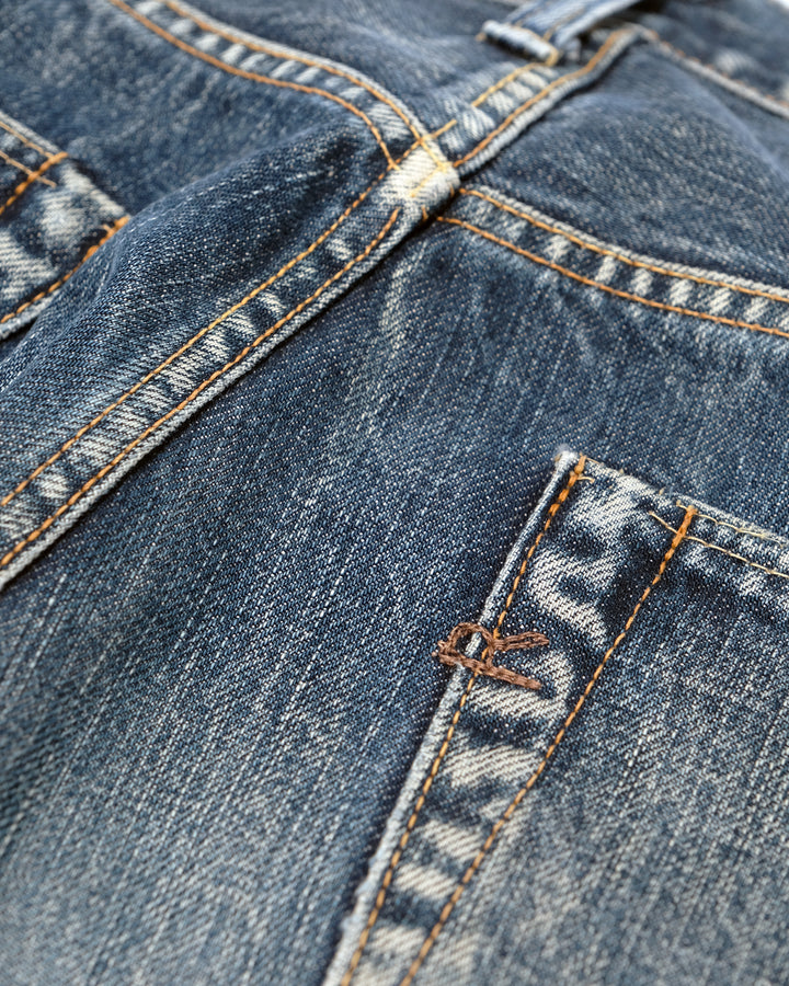 Japanese Repro Denim Jeans, 30, 45rpm, Medium Wash Blue
