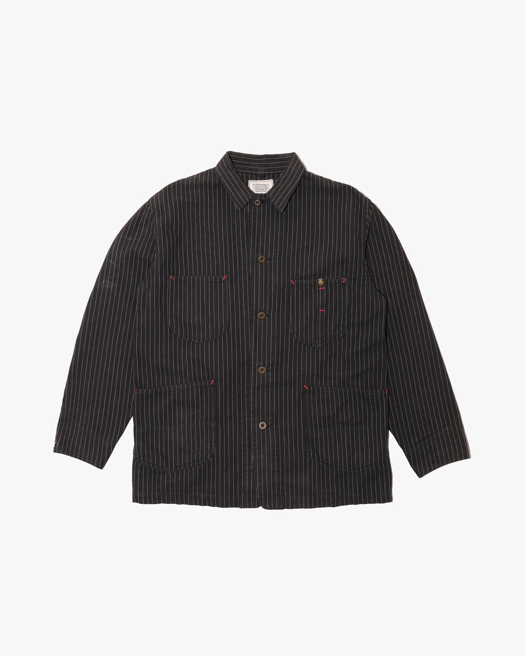 Japanese Repro Jacket, L, Fobfactory, Striped Coveralls