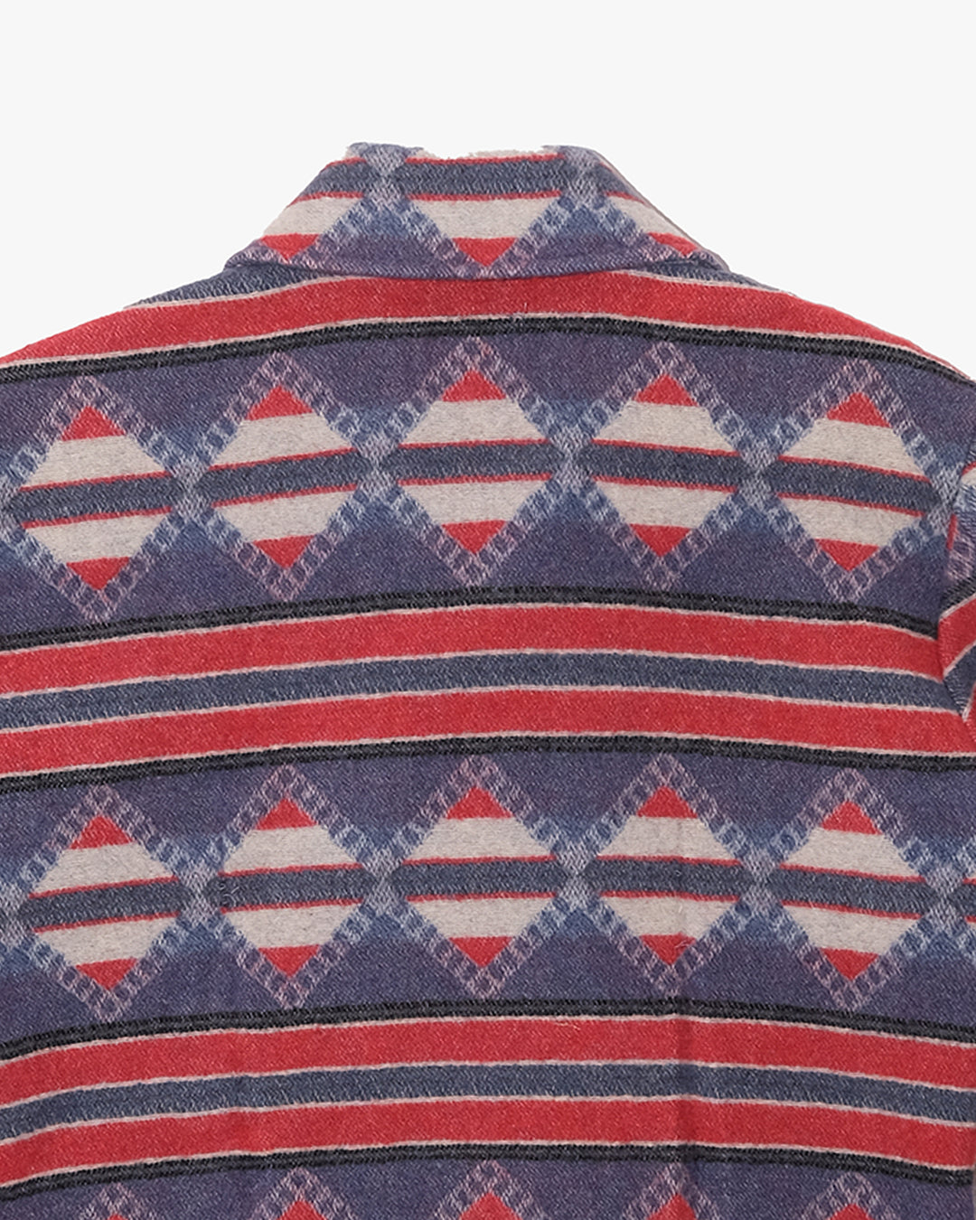 Japanese Repro Jacket, M, Kenzo, Red and Blue Geometric Print