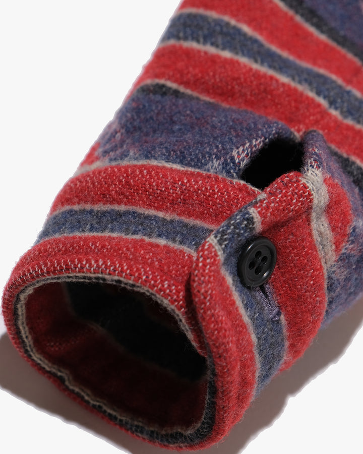 Japanese Repro Jacket, M, Kenzo, Red and Blue Geometric Print